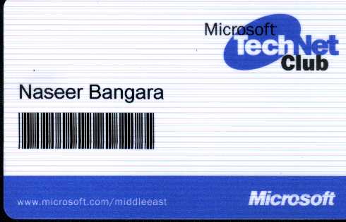 Microsoft Technet Club Membership